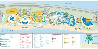 Карта на Атлантис Дубаи
