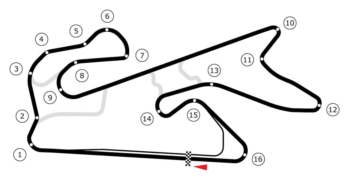 карта на Дубаи autodrome