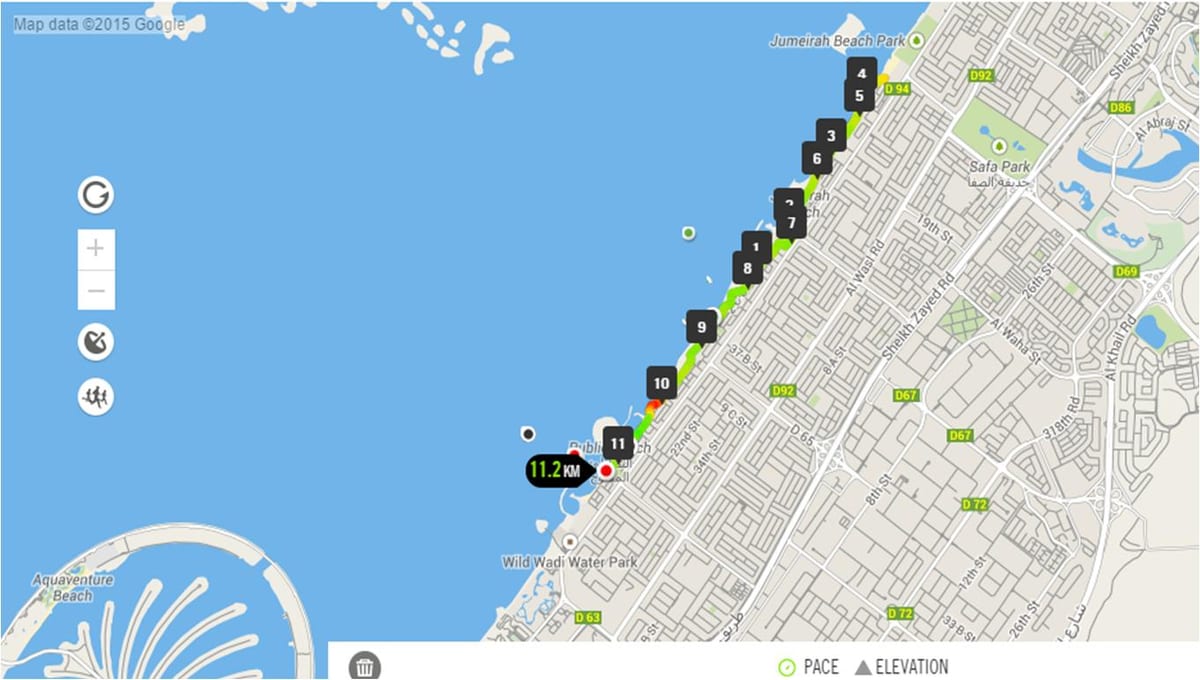 Jumeirah плажа работи песна мапа