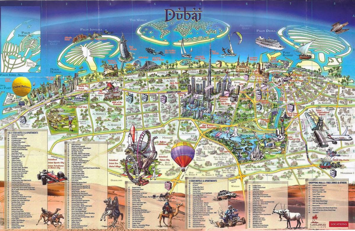 3d мапата на Дубаи