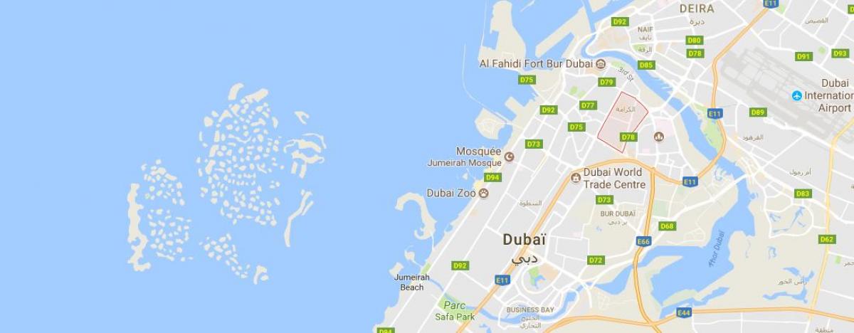 Karama Дубаи мапа