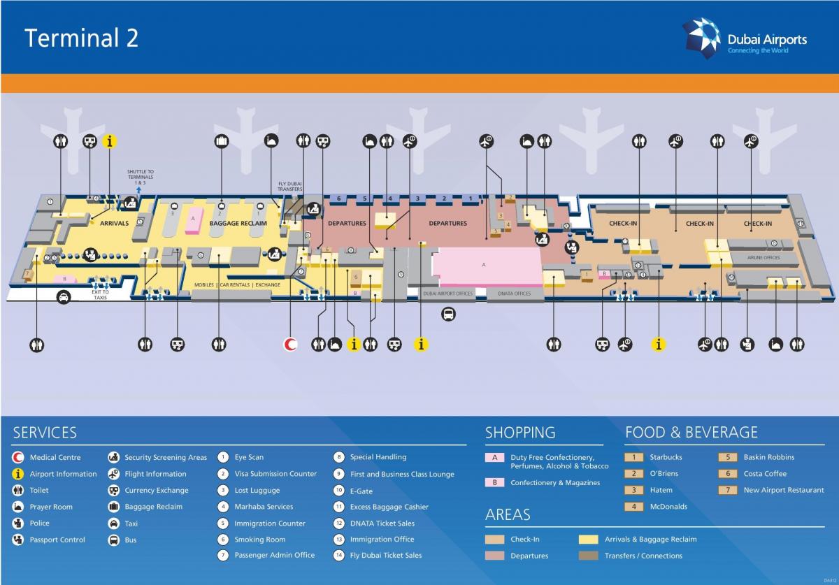 Дубаи терминал 2 мапа
