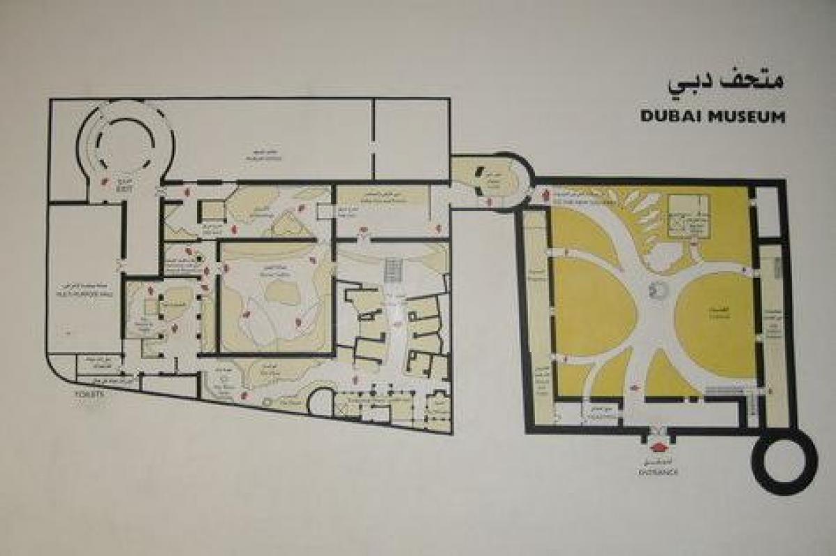 Дубаи музеј локација на мапата