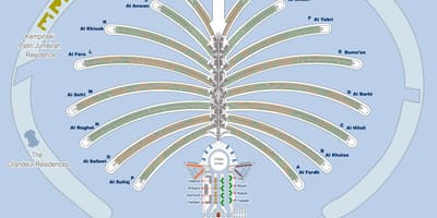 Карта на Дланка Дубаи