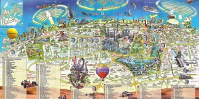 3d мапата на Дубаи