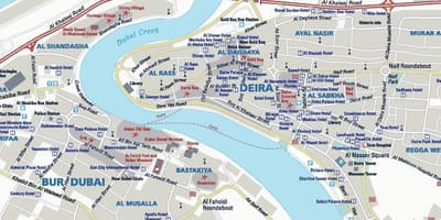 Карта на Deira