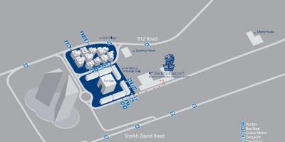 Дубаи DIFC мапа