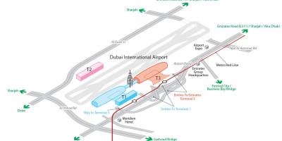 Dxb аеродром мапа