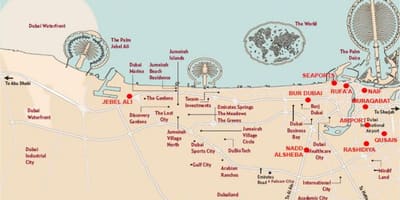 Карта на Jebel Ali