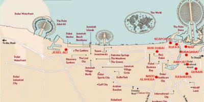 Карта на Jebel Ali