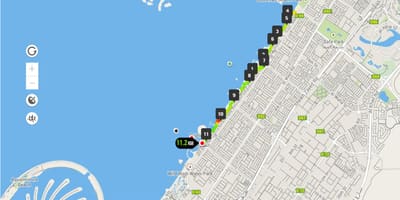 Jumeirah плажа работи песна мапа