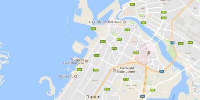 Карта на Oud Metha Дубаи