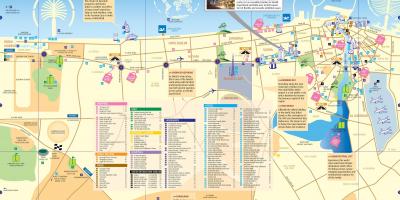 Карта на Дубаи souks
