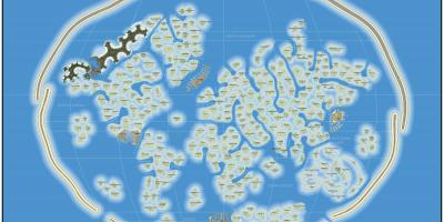 Мапата на светот остров во Дубаи