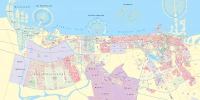 Маршрутата на мапата Дубаи