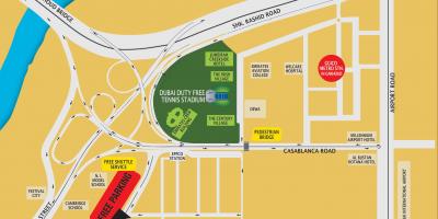 Дубаи слободна тениски стадион локација на мапата